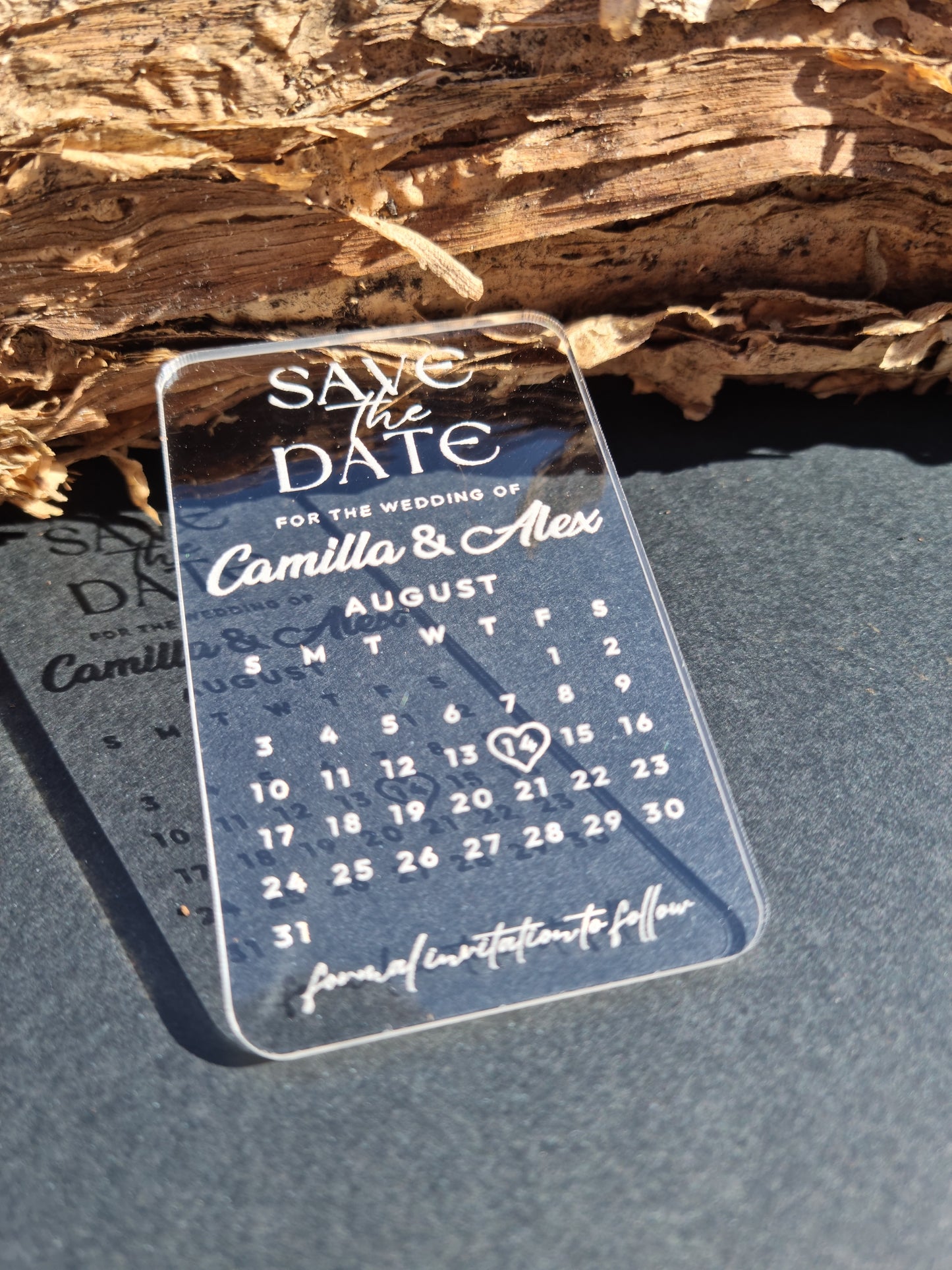 Heartfelt Calendar Acrylic