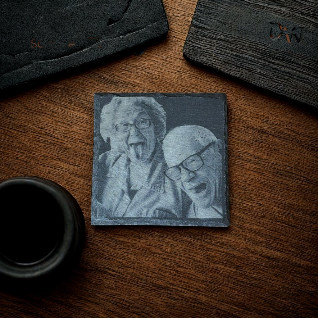 Custom Black Slate Tile