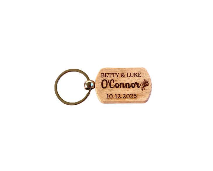 Wood Key Chains