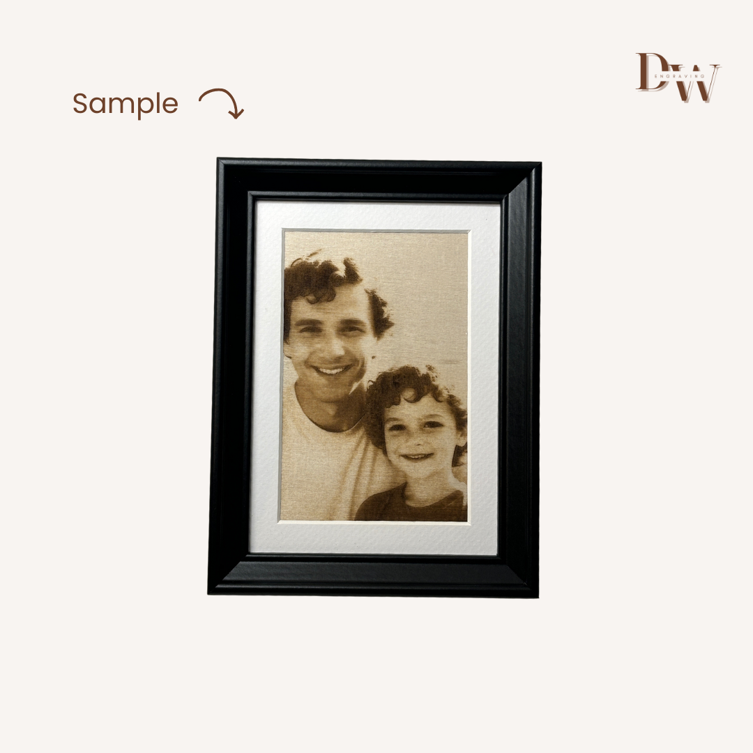 Black Frame Engraving