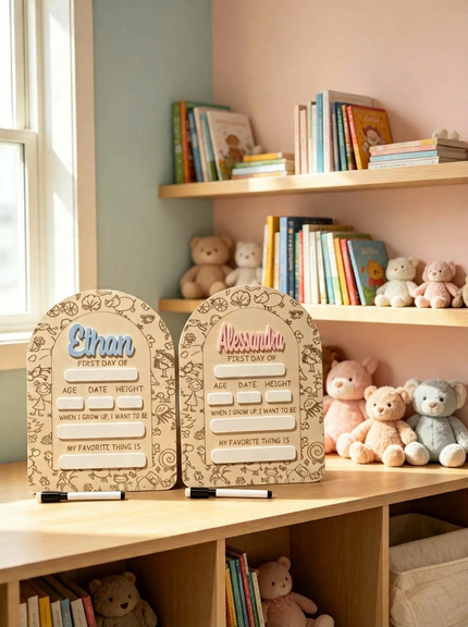Personalized First Day Board