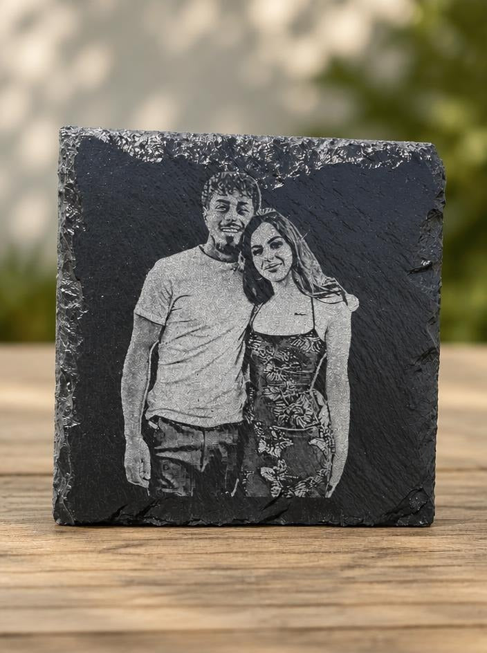 Custom Black Slate Tile