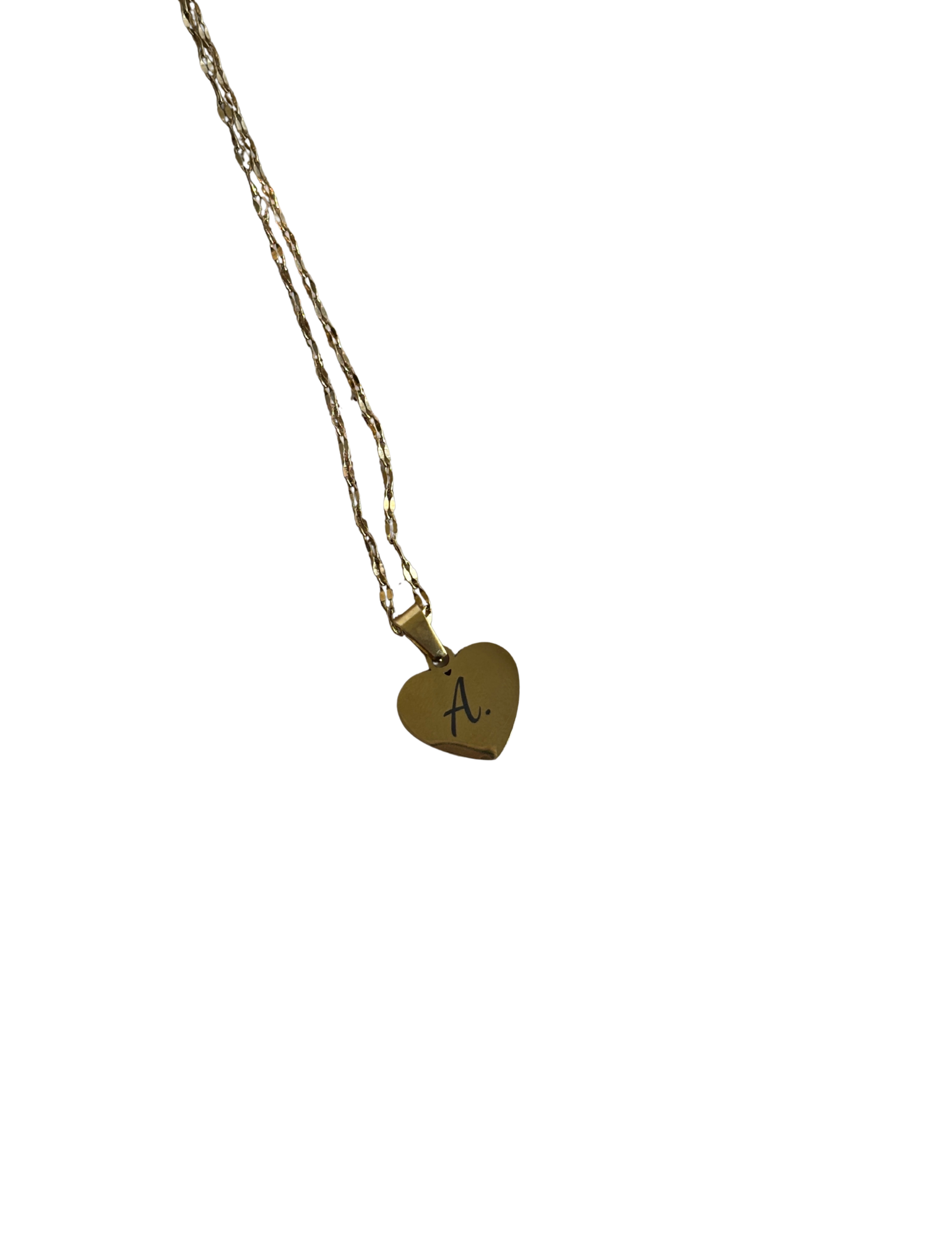 Gold Love Heart - Stainless Steel