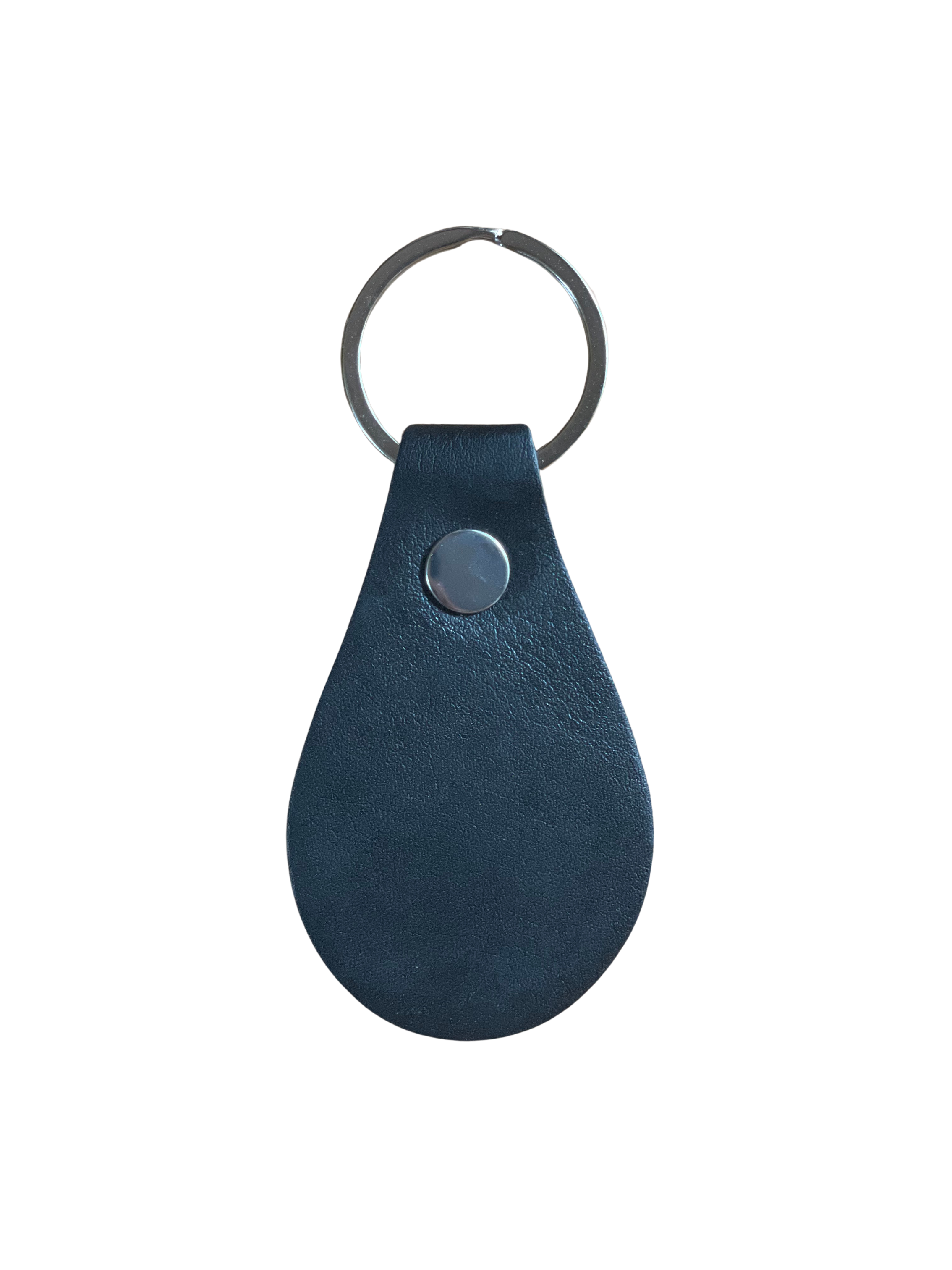 Tear Drop Leather Keychain