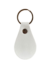 Tear Drop Leather Keychain