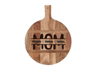 Acacia Round Paddle Serving Board