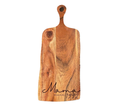 Acacia Natural Paddle Serving Board