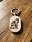 Oval Key Chain