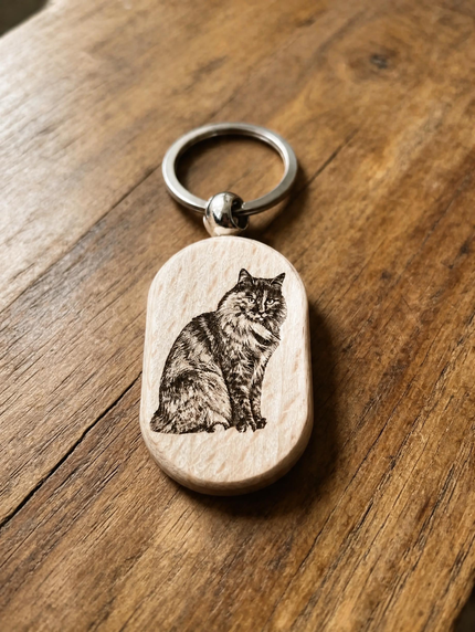 Oval Key Chain