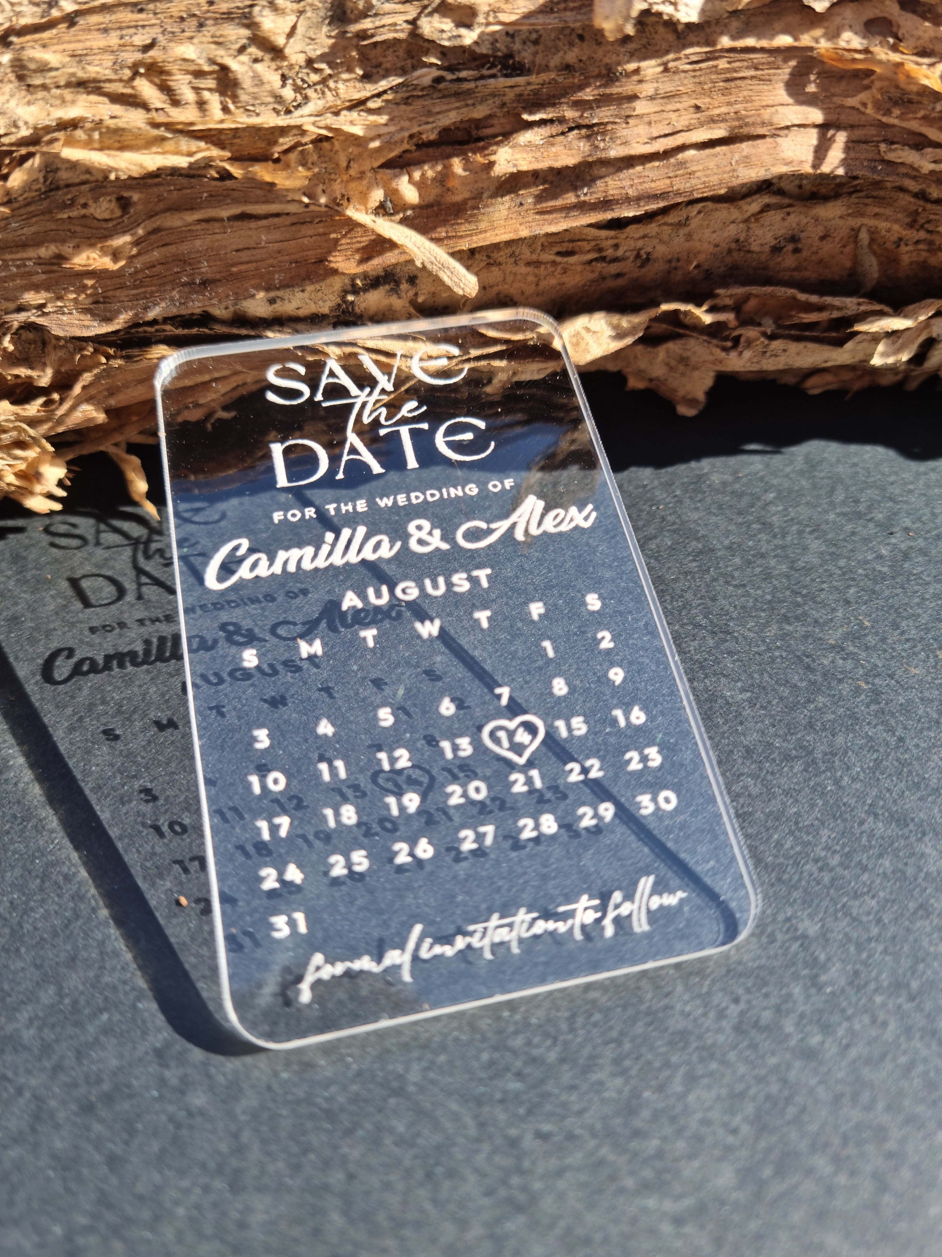 Heartfelt Calendar Acrylic