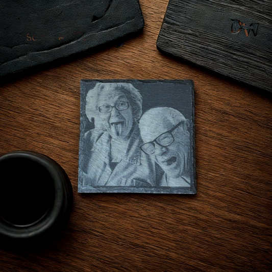 Custom Black Slate Tile