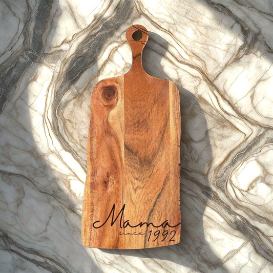 Acacia Natural Paddle Serving Board